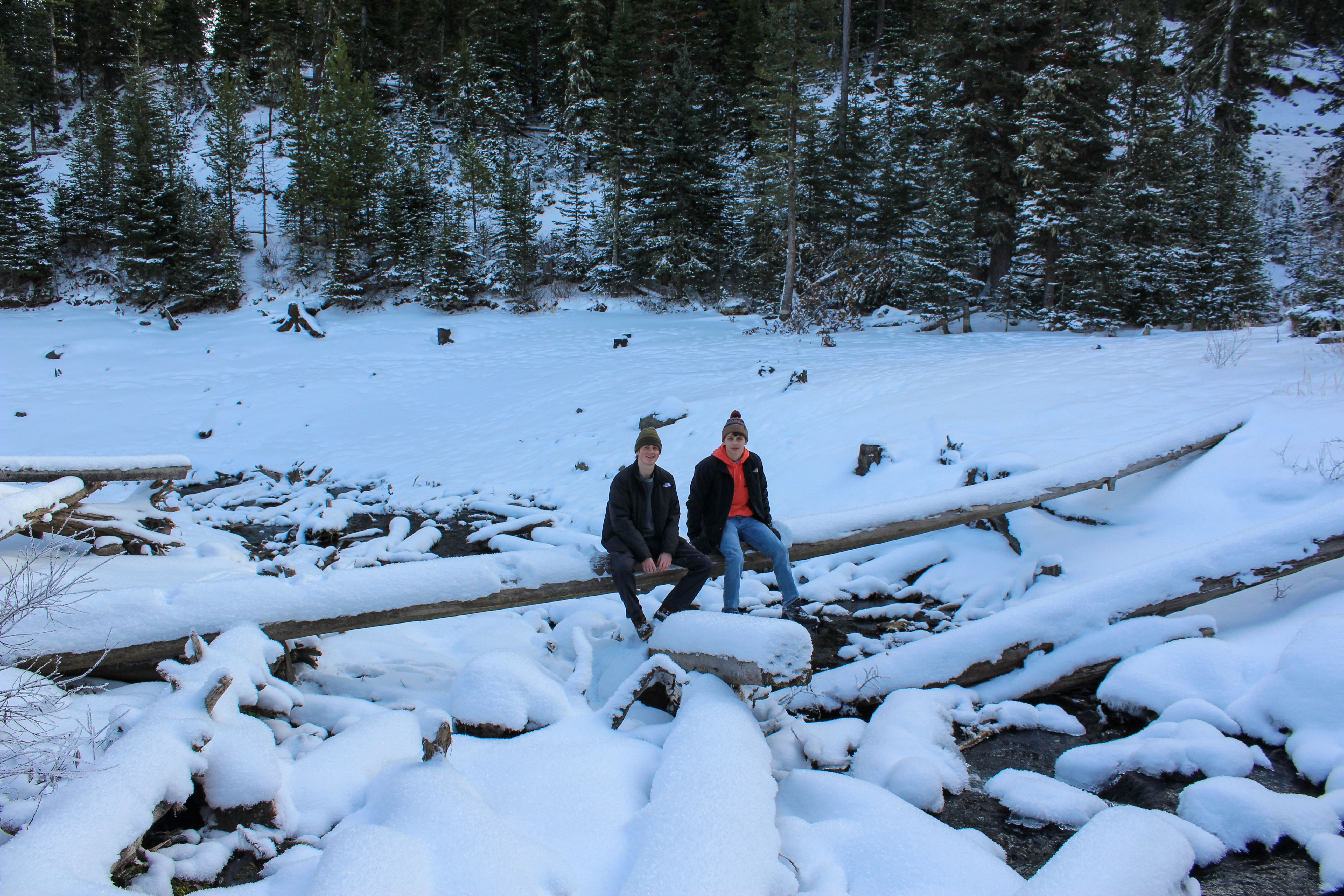 Me and my friend in Bozeman, MT